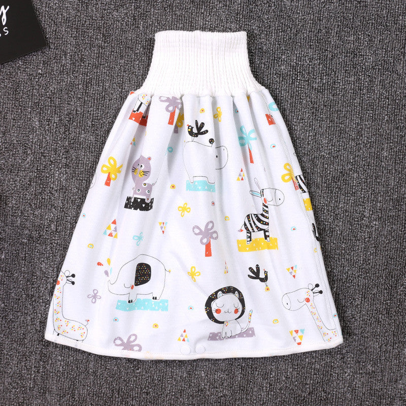 Baby diaper skirt