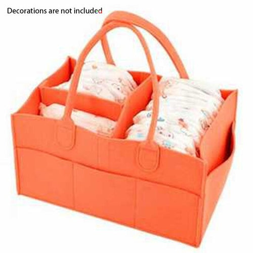 Storage With Handle Baby Diaper Bag Basket