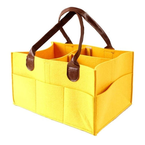 Storage With Handle Baby Diaper Bag Basket